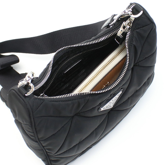 Prada Shoulder Bag Triangle Black - Picture 4 of 6